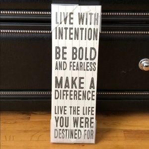 BRAND NEW Inspirational Decor Sign
